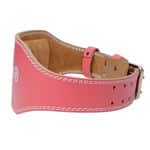 NutroOne_Advanced Leather Weightlifting Belt with Back Supporting Soft Pad (Pink Edition) (2)