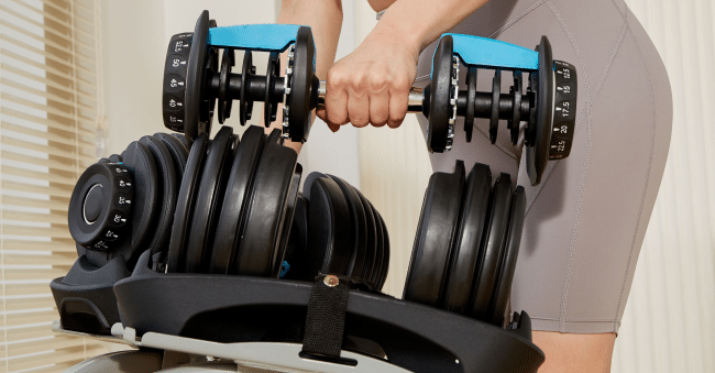 adjustable dumbbells